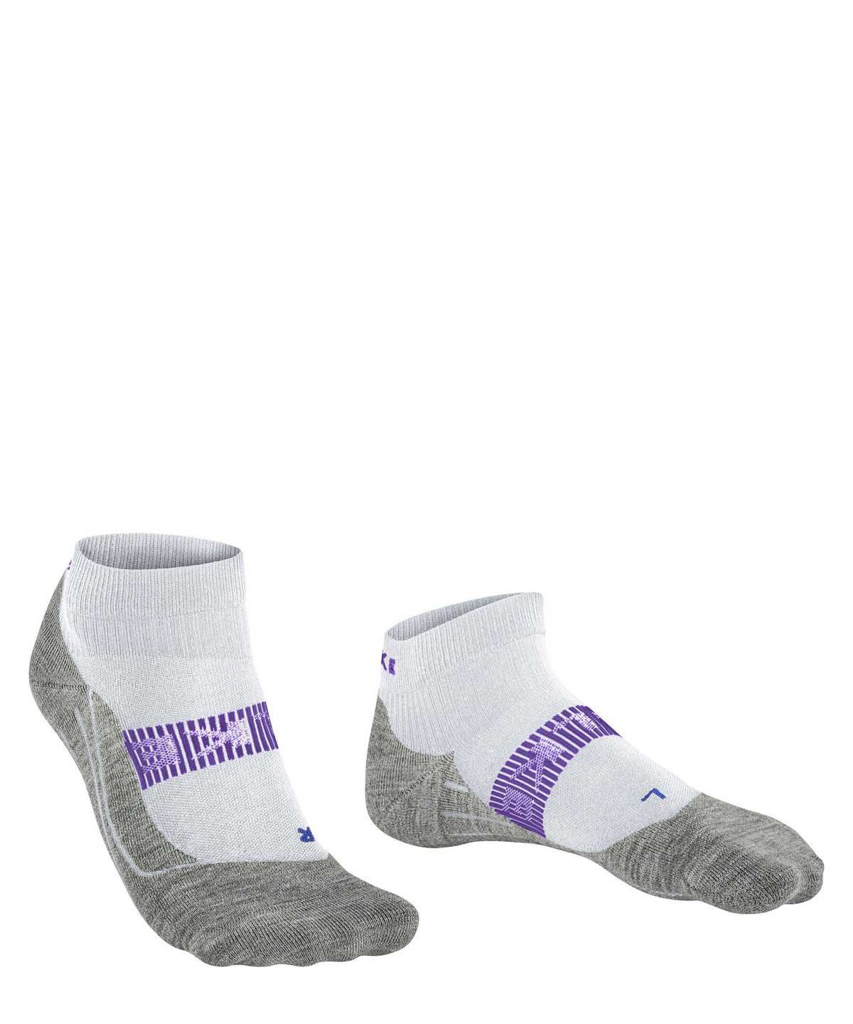 Falke RU4 Endurance Cool Short Running Short sock Sports Socks Női Fehér | LUER-75406