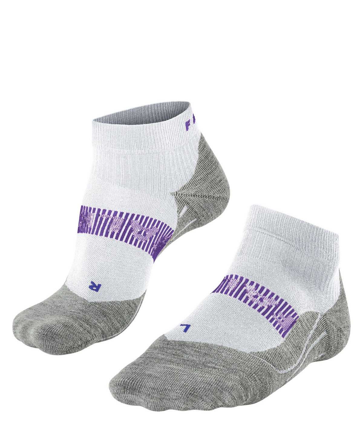 Falke RU4 Endurance Cool Short Running Short sock Sports Socks Női Fehér | LUER-75406