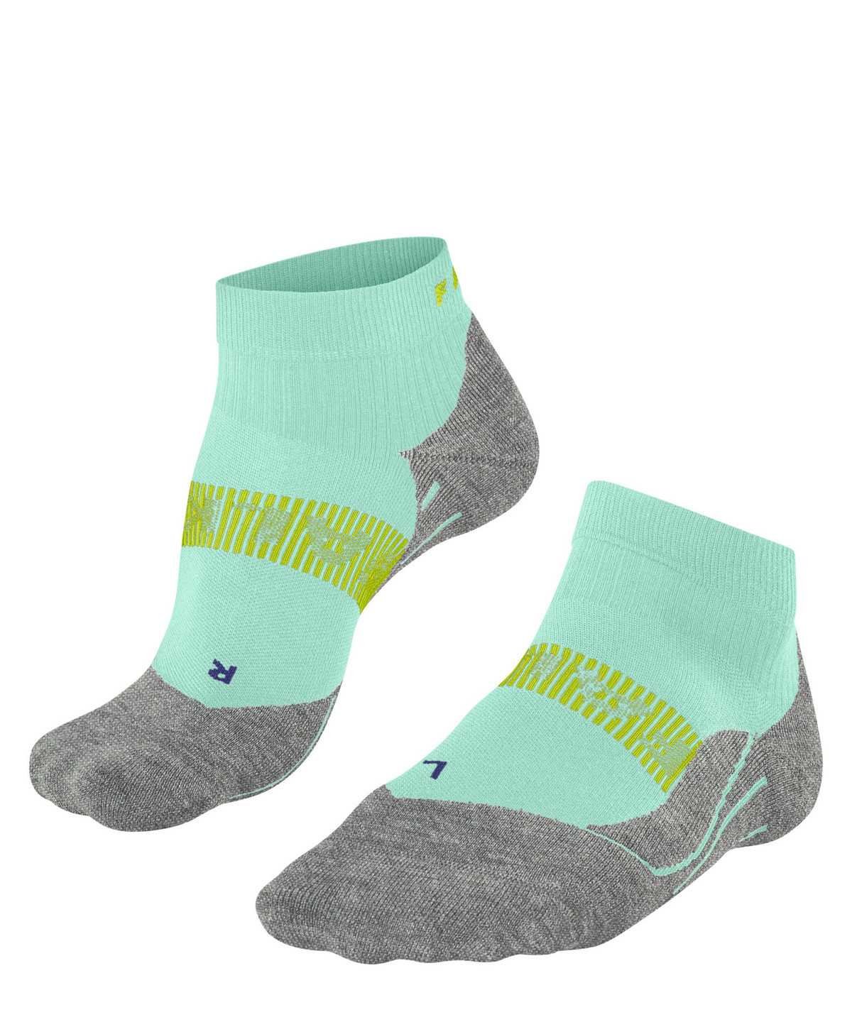 Falke RU4 Endurance Cool Short Running Short sock Sports Socks Női Zöld | KRZJ-49815