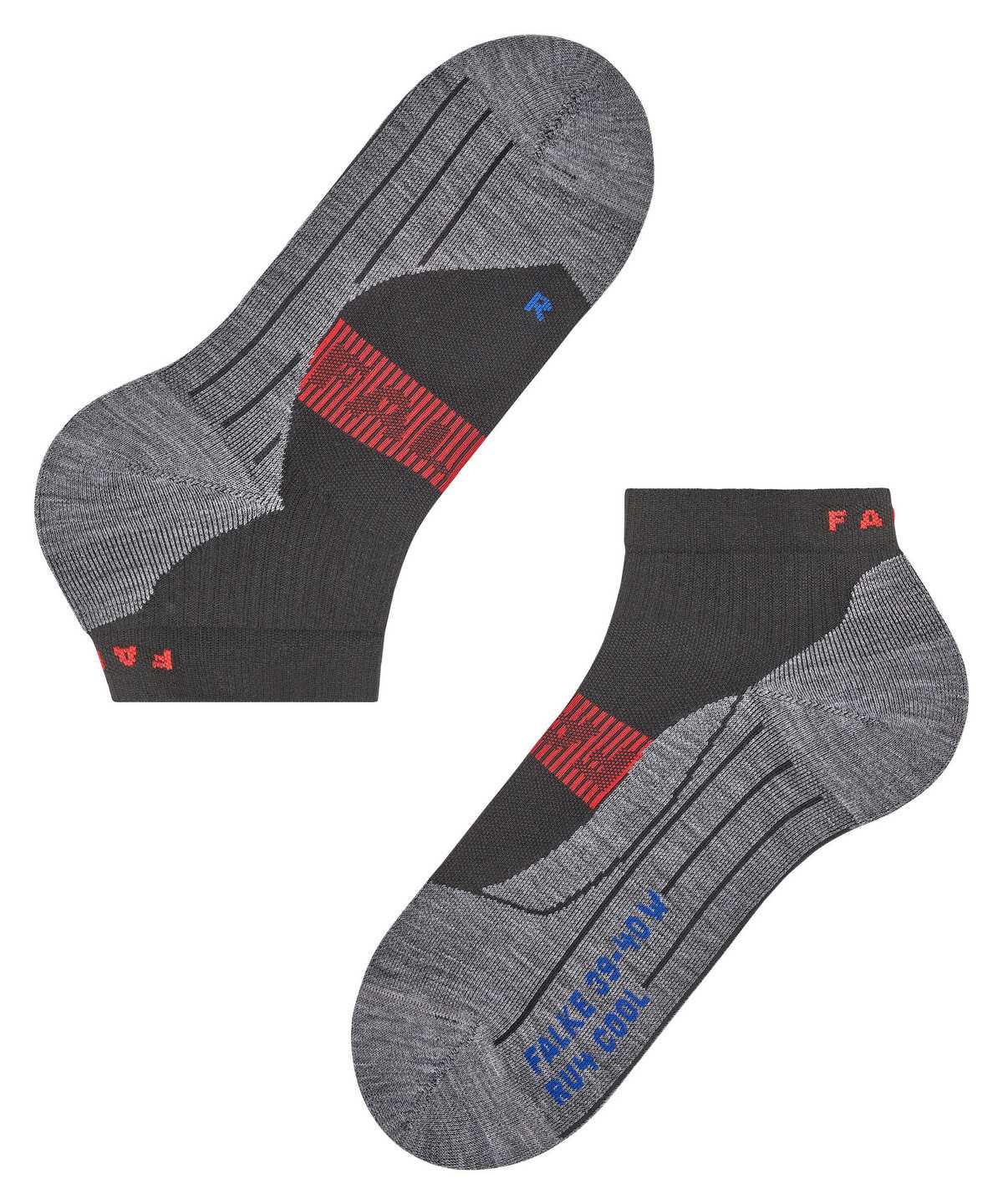 Falke RU4 Endurance Cool Short Running Short sock Zokni Férfi Fekete | VMRI-08725