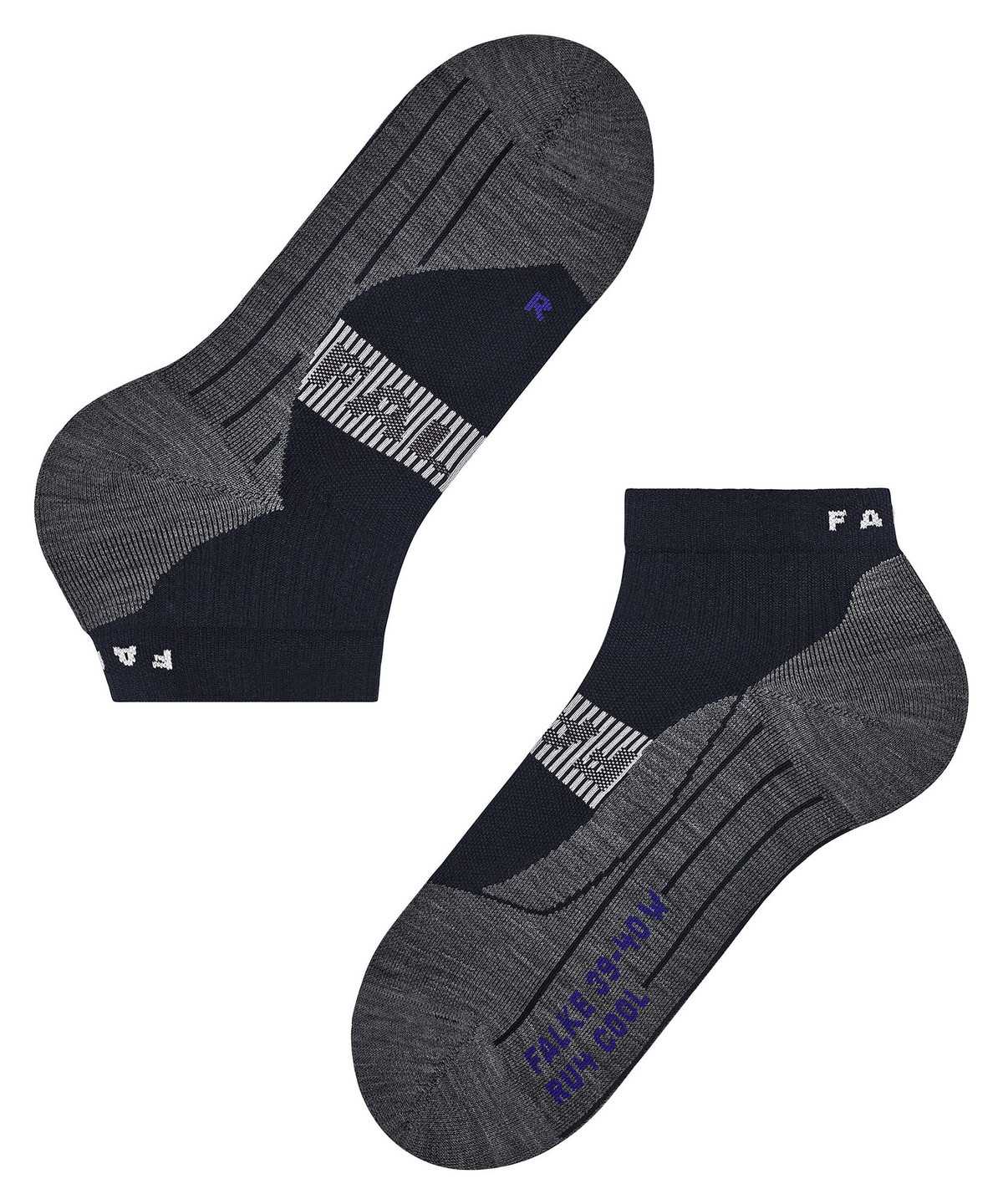 Falke RU4 Endurance Cool Short Running Short sock Zokni Férfi Kék | EMPQ-02364