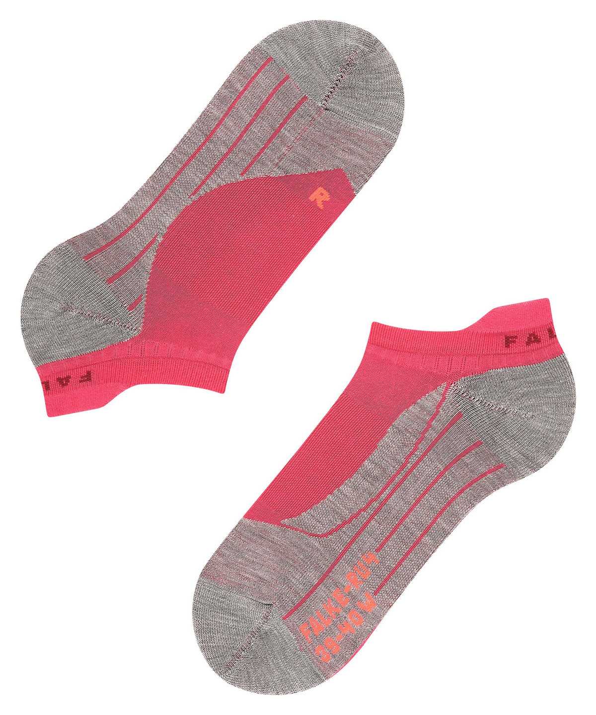 Falke RU4 Endurance Invisible Running Invisibles Sports Socks Női Piros | NOAL-86271