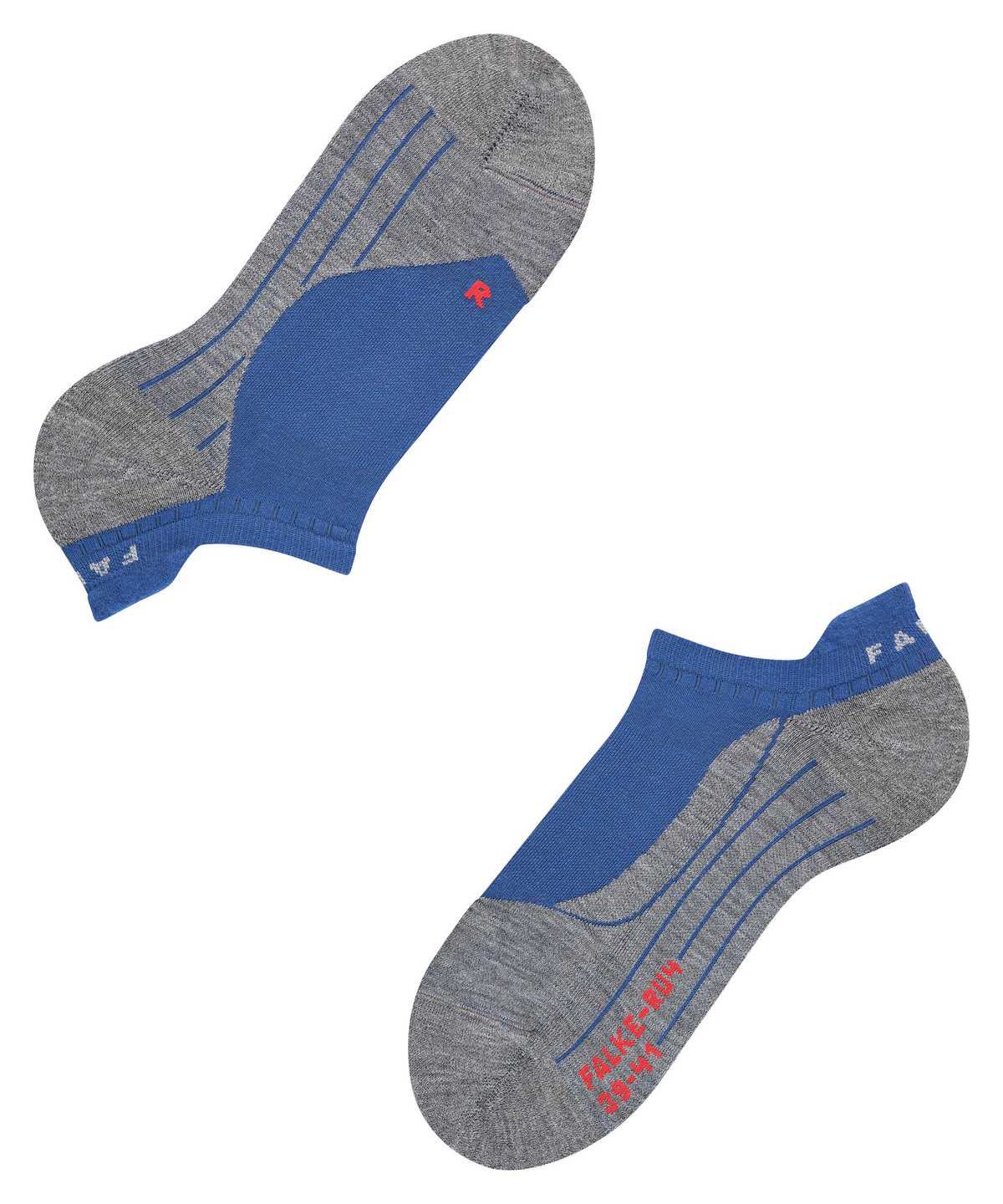 Falke RU4 Endurance Invisible Running Invisibles No Show Socks Férfi Kék | BOEH-82360