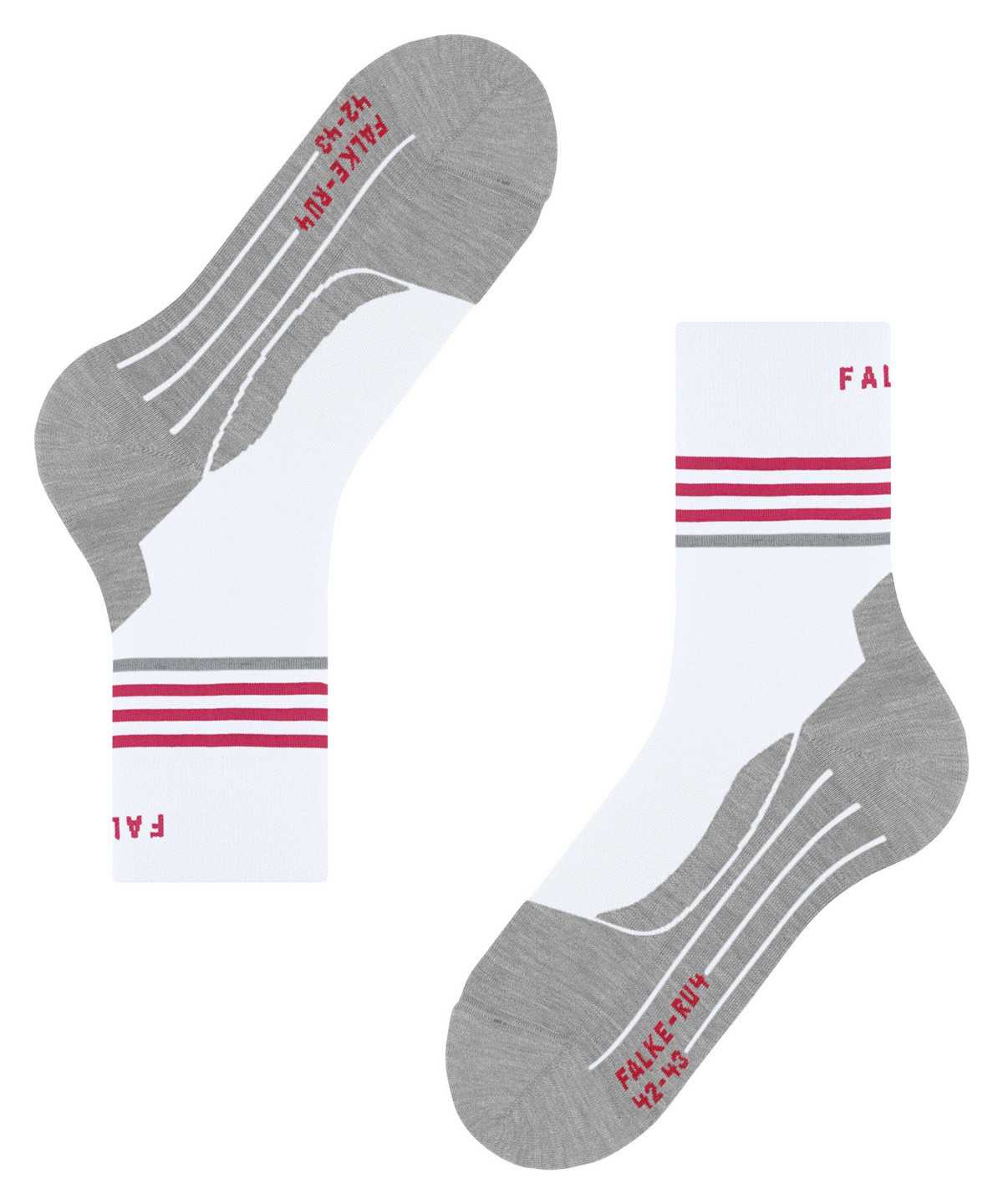 Falke RU4 Endurance Reflect Running Socks Sports Socks Női Fehér | RAYF-48097