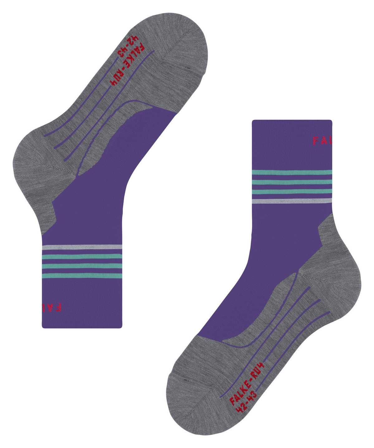 Falke RU4 Endurance Reflect Running Socks Sports Socks Női Lila | RSEW-52713