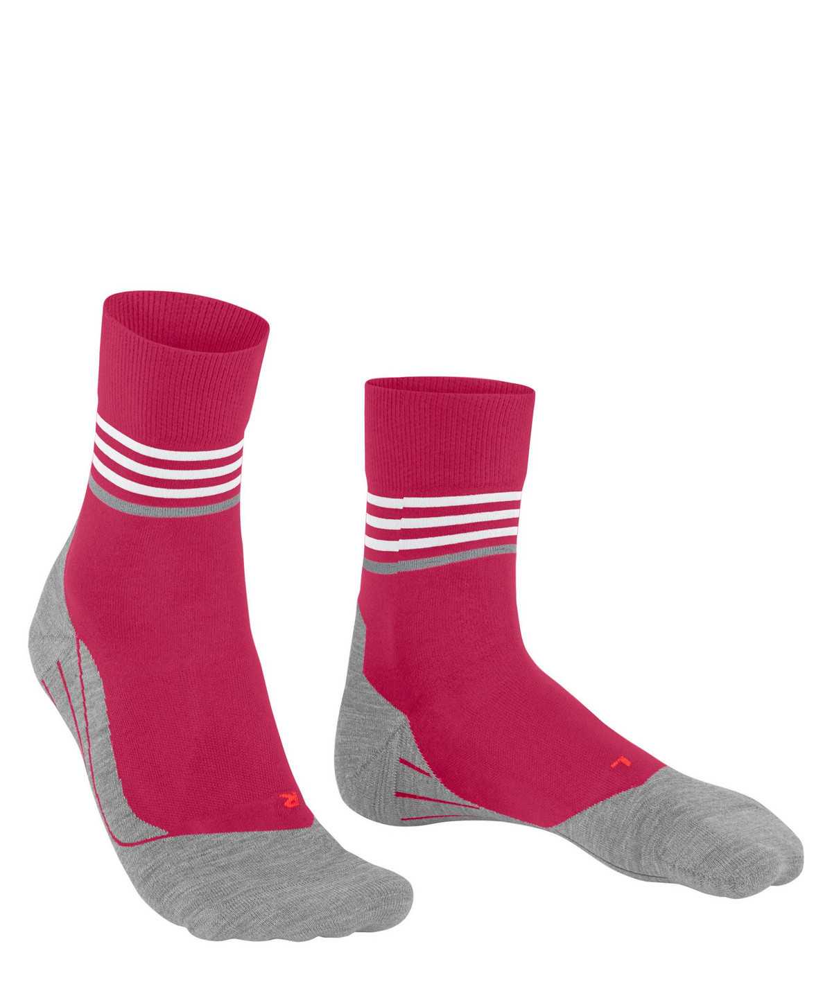 Falke RU4 Endurance Reflect Running Socks Sports Socks Női Piros | LOAC-54613