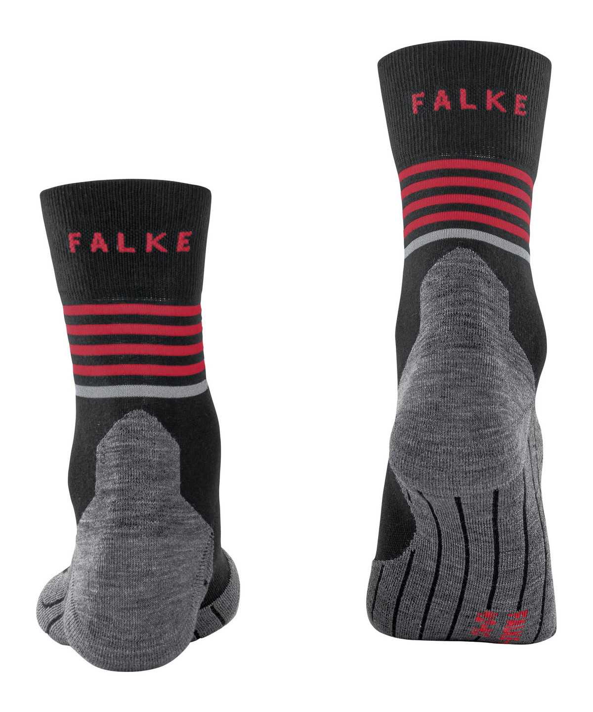 Falke RU4 Endurance Reflect Running Socks Zokni Férfi Fekete | IVWR-56804