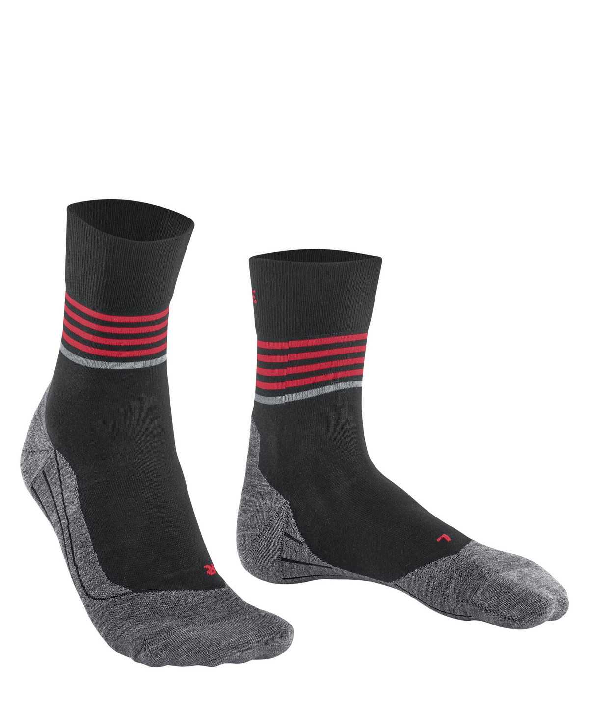 Falke RU4 Endurance Reflect Running Socks Zokni Férfi Fekete | IVWR-56804