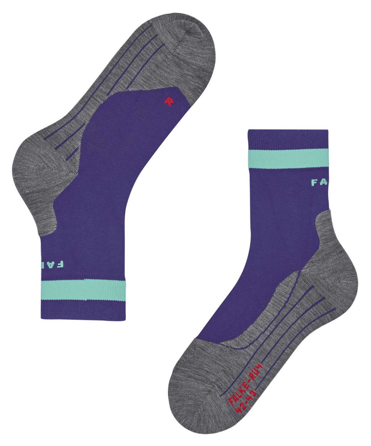 Falke RU4 Endurance Running Socks Sports Socks Női Lila | LTGR-21965