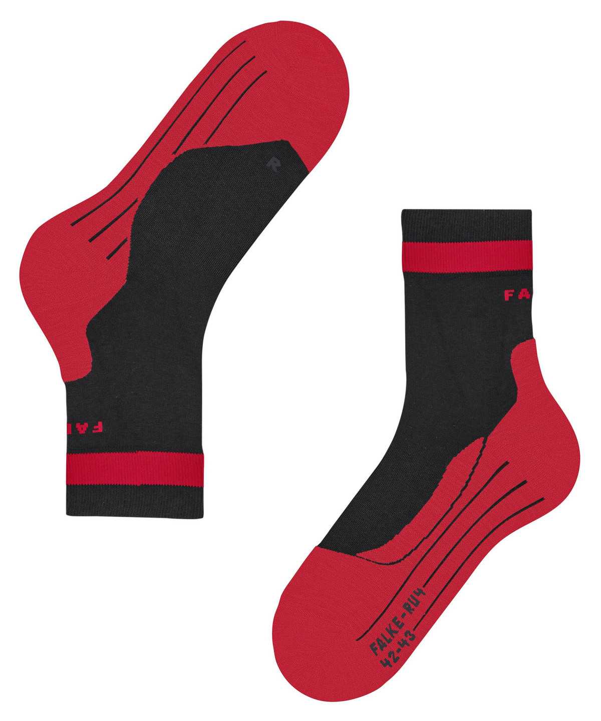 Falke RU4 Endurance Running Socks Sports Socks Női Fekete | HJWL-81524