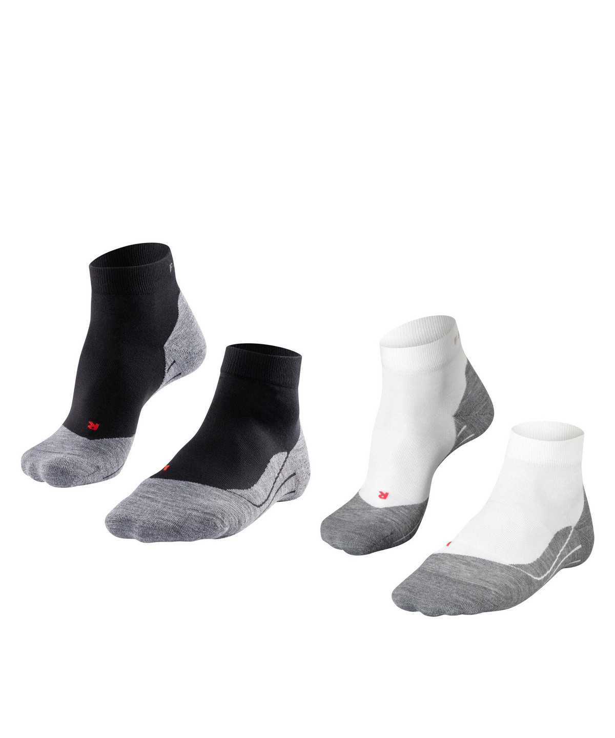 Falke RU4 Endurance Short 2-Pack Short sock Sports Socks Női Multicolored | DXBR-02169