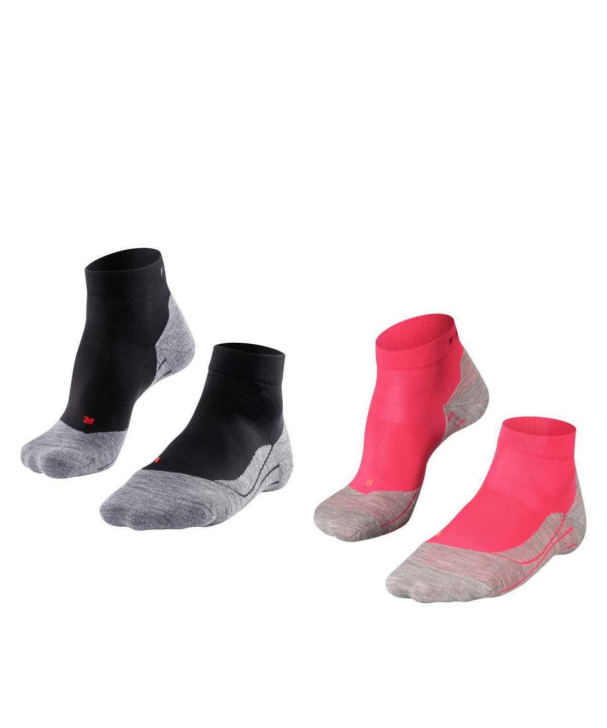 Falke RU4 Endurance Short 2-Pack Short sock Sports Socks Női Multicolored | ZSWT-57260