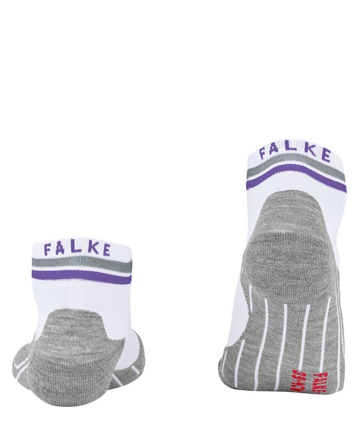 Falke RU4 Endurance Short Reflect Running Short sock Sports Socks Női Fehér | EDMA-42819