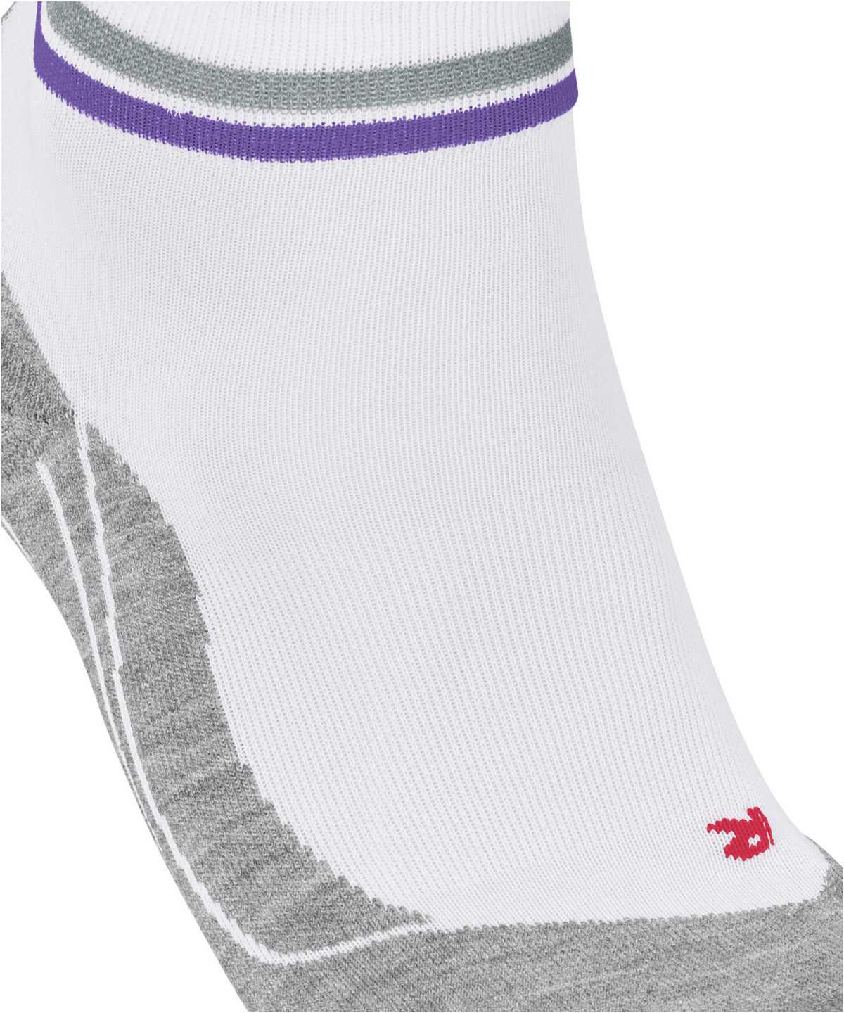 Falke RU4 Endurance Short Reflect Running Short sock Sports Socks Női Fehér | EDMA-42819