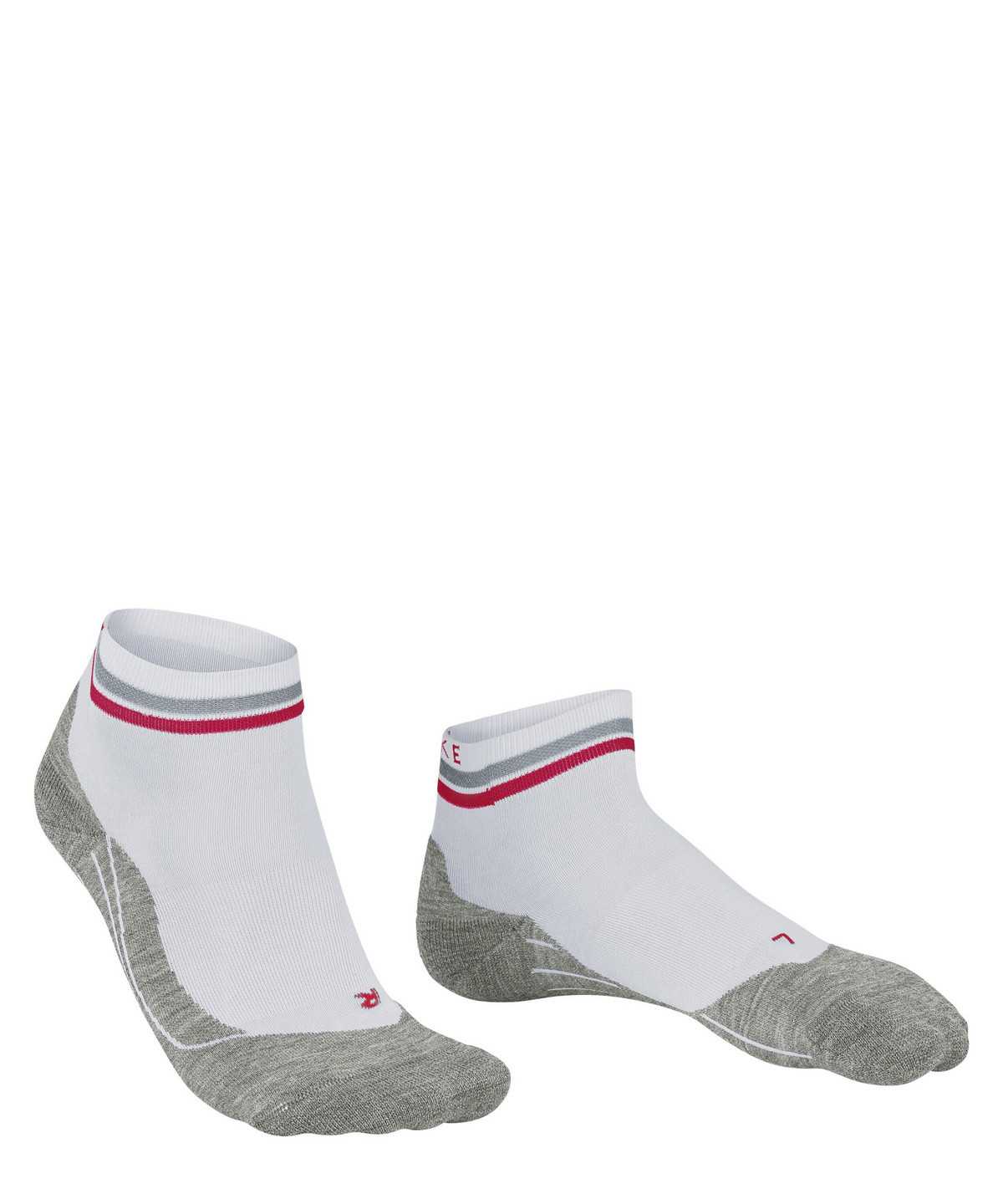 Falke RU4 Endurance Short Reflect Running Short sock Sports Socks Női Fehér | AQBG-67129