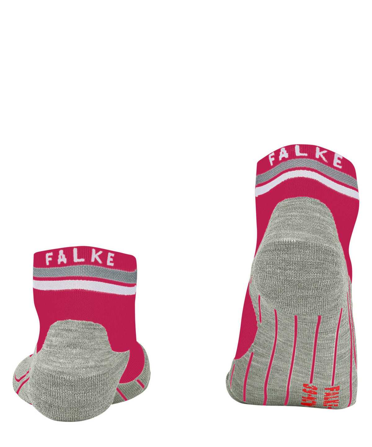 Falke RU4 Endurance Short Reflect Running Short sock Sports Socks Női Piros | HPFQ-75629