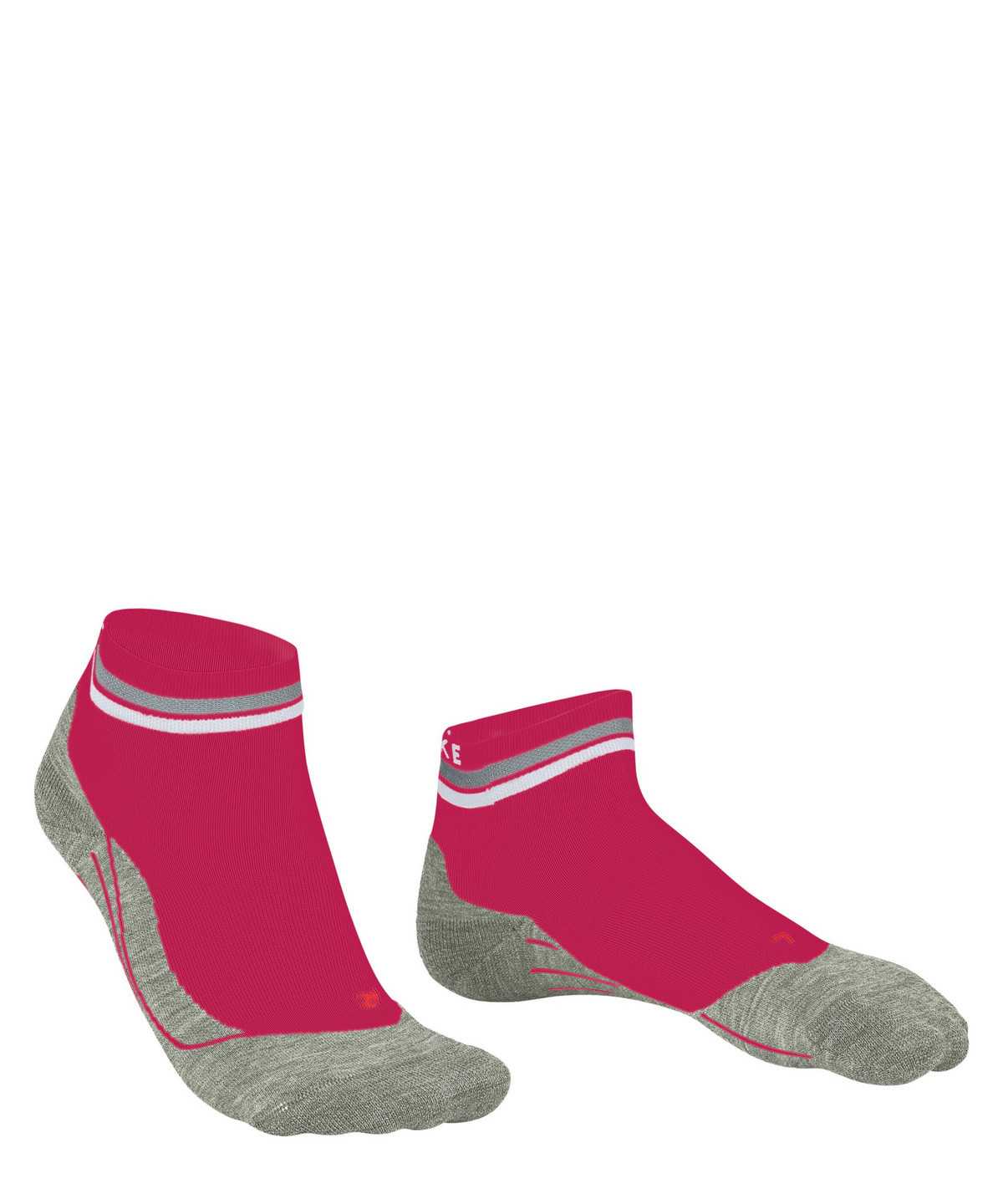 Falke RU4 Endurance Short Reflect Running Short sock Sports Socks Női Piros | HPFQ-75629