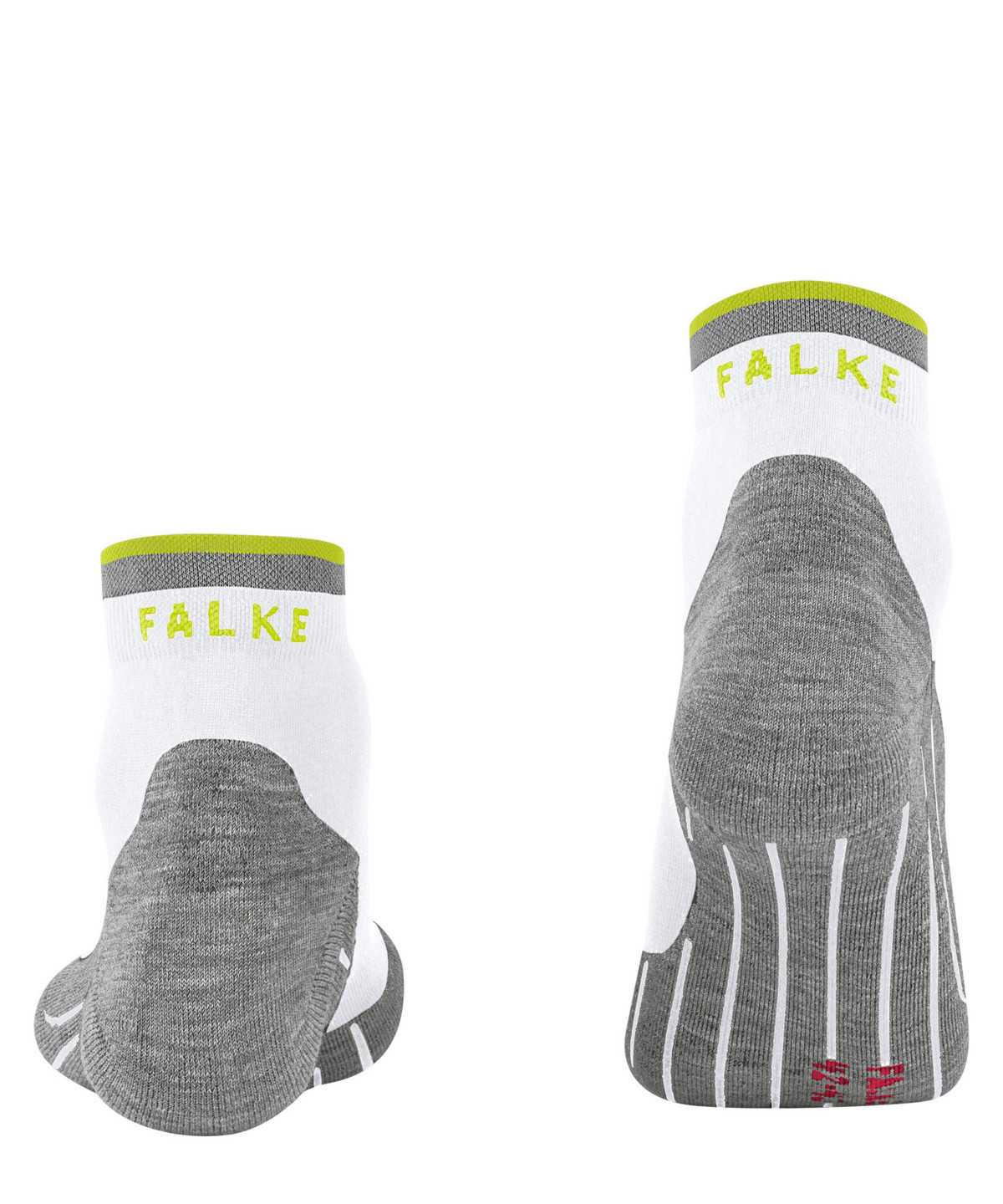 Falke RU4 Endurance Short Reflect Running Short sock Zokni Férfi Fehér | LPCT-28930