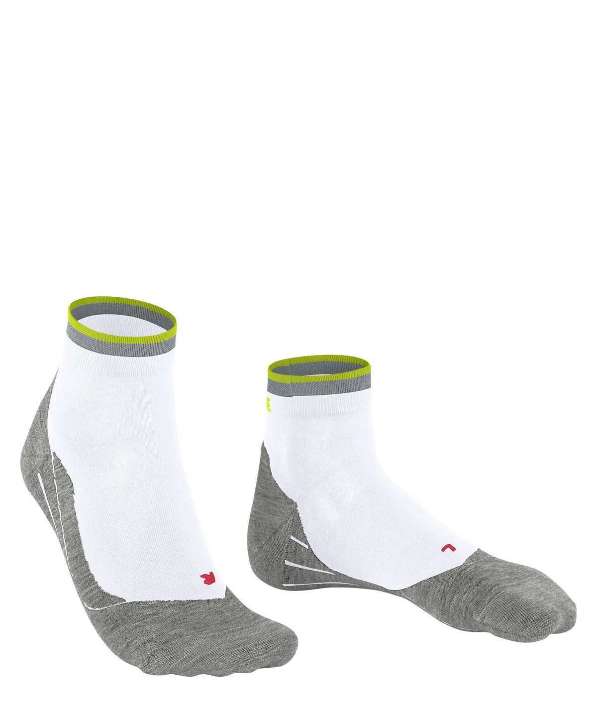 Falke RU4 Endurance Short Reflect Running Short sock Zokni Férfi Fehér | LPCT-28930