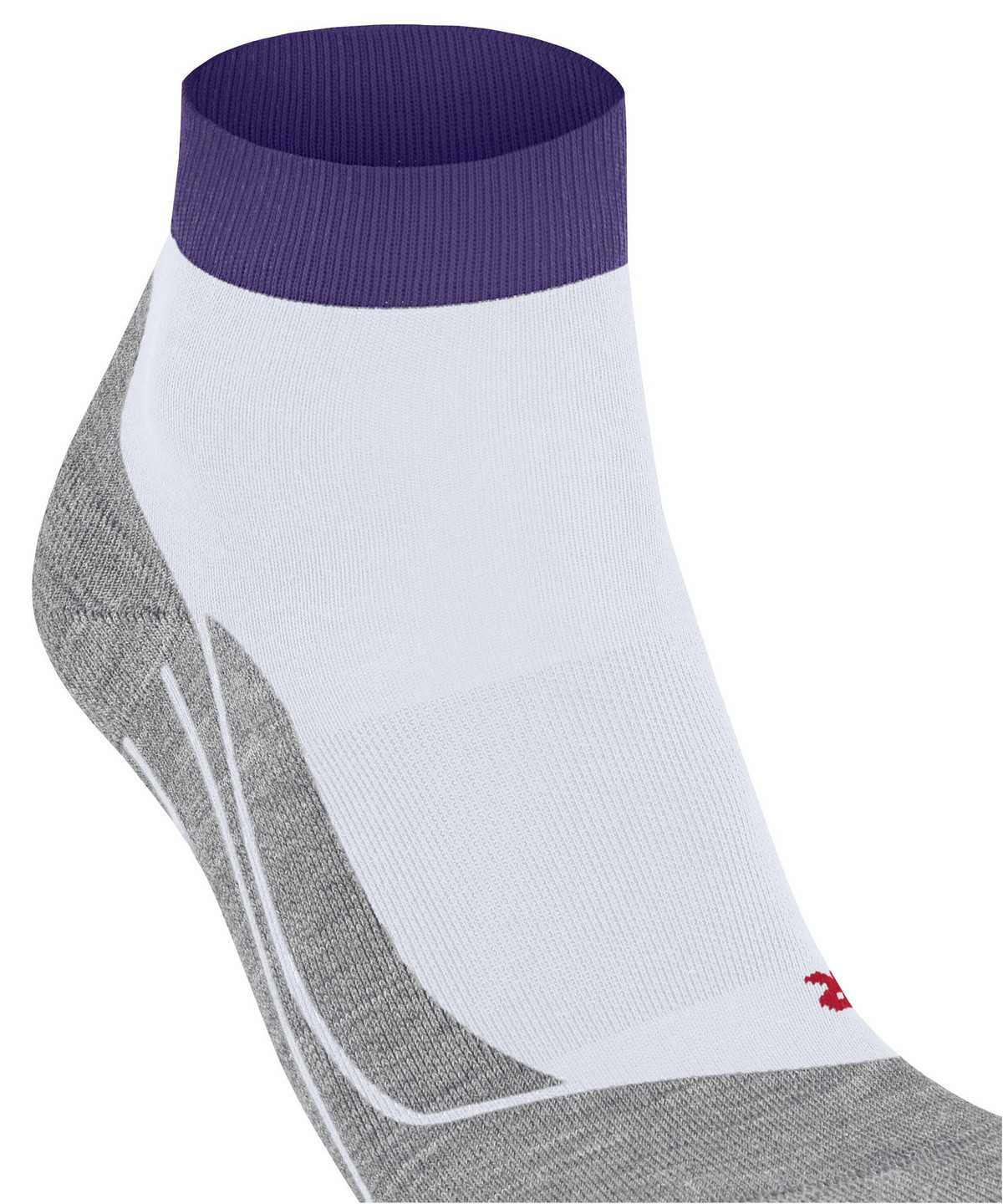 Falke RU4 Endurance Short Running Short sock Sports Socks Női Fehér | NBZR-48029