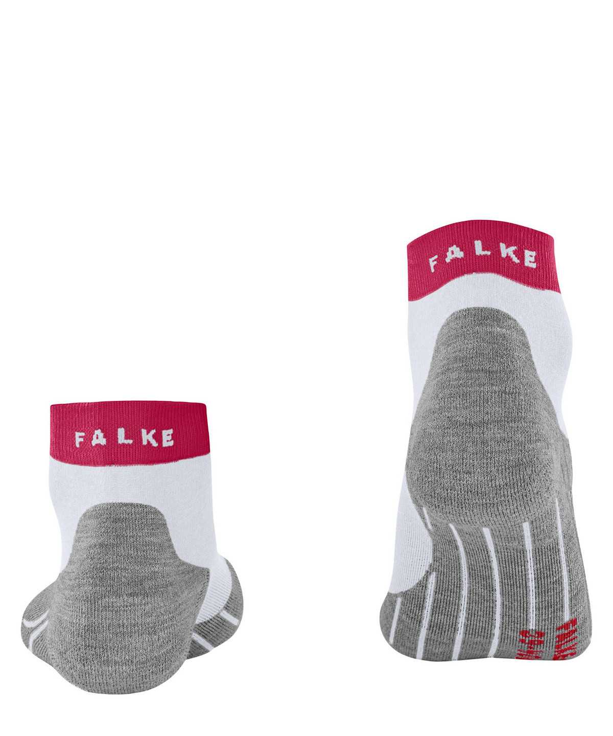 Falke RU4 Endurance Short Running Short sock Sports Socks Női Fehér | MXNV-62358