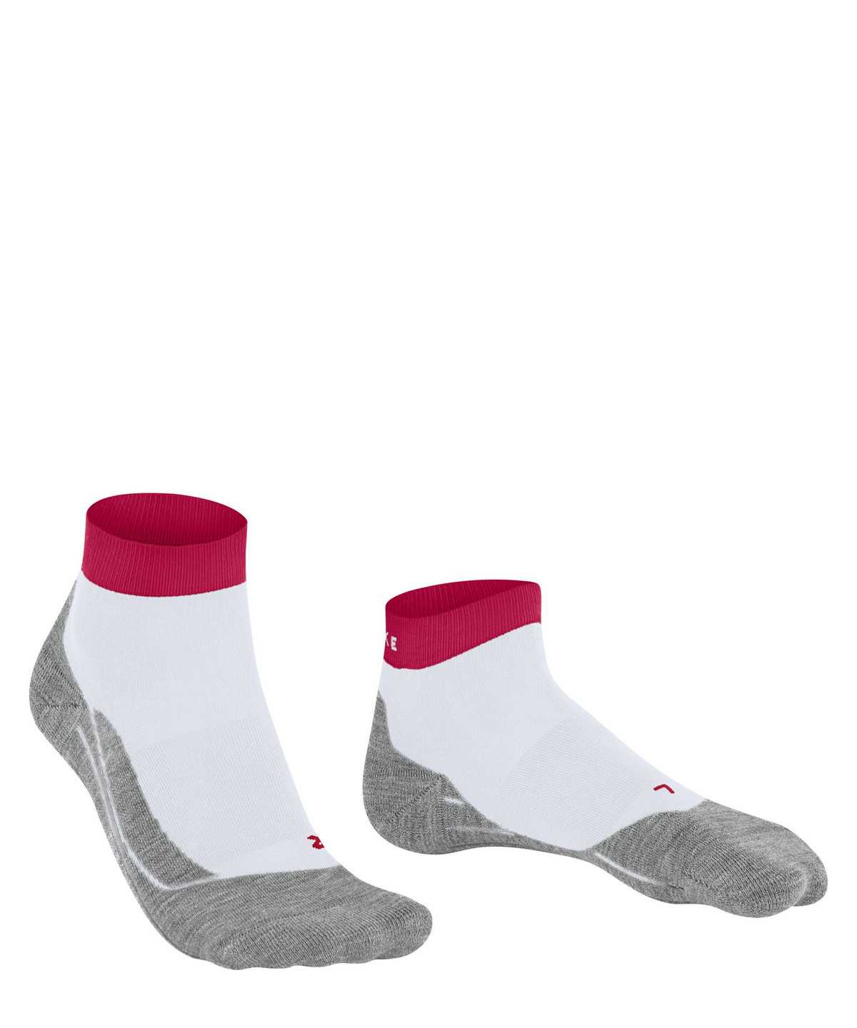 Falke RU4 Endurance Short Running Short sock Sports Socks Női Fehér | MXNV-62358