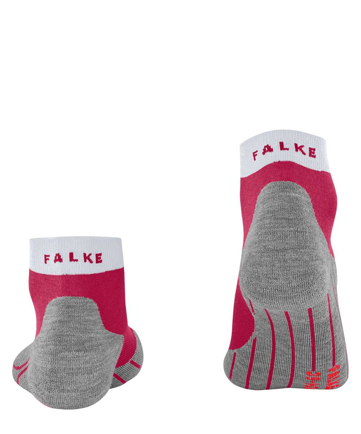 Falke RU4 Endurance Short Running Short sock Sports Socks Női Piros | RFYM-61059