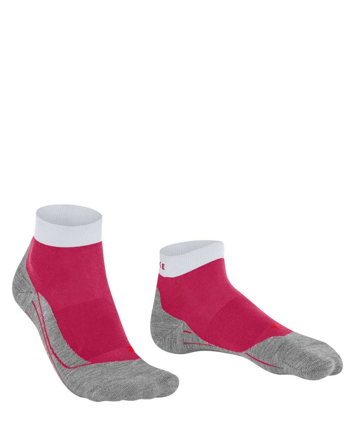 Falke RU4 Endurance Short Running Short sock Sports Socks Női Piros | RFYM-61059