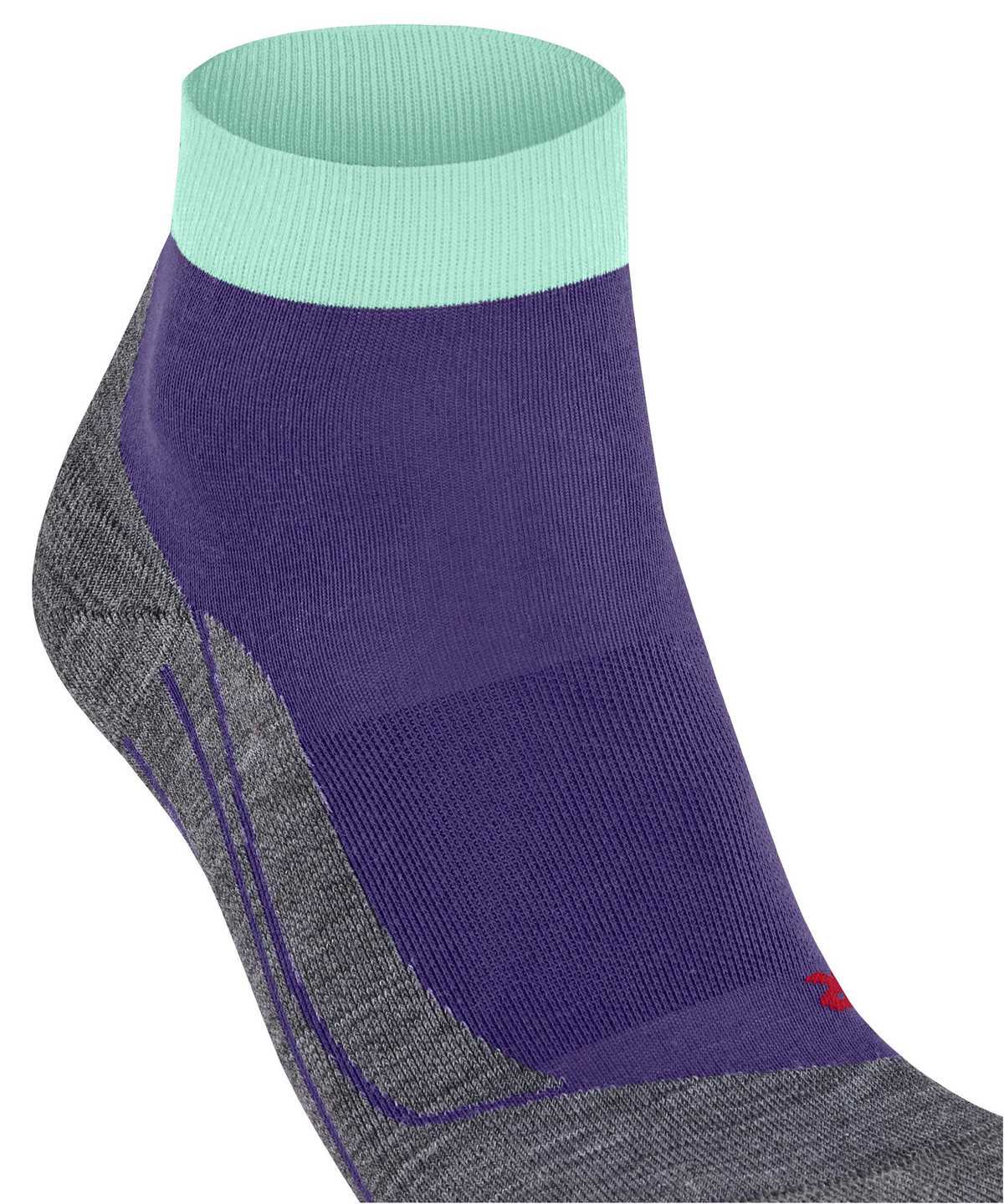 Falke RU4 Endurance Short Running Short sock Sports Socks Női Lila | NDPG-62739