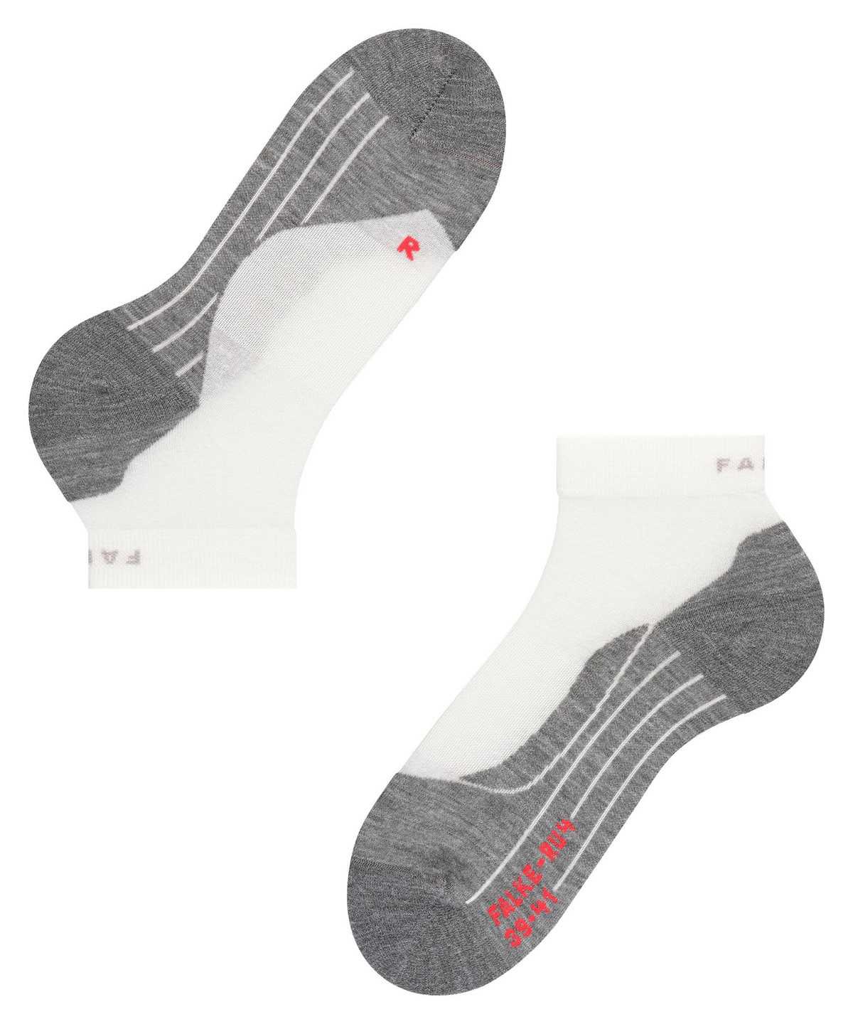 Falke RU4 Endurance Short Running Short sock Sports Socks Női Fehér | VREQ-25968