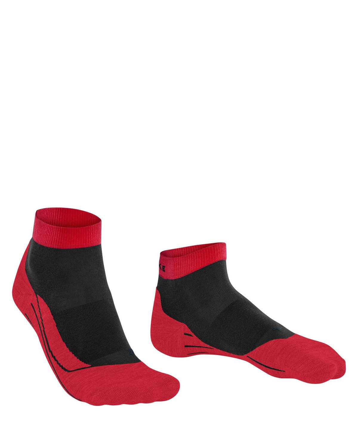 Falke RU4 Endurance Short Running Short sock Zokni Férfi Fekete | XIZB-97524