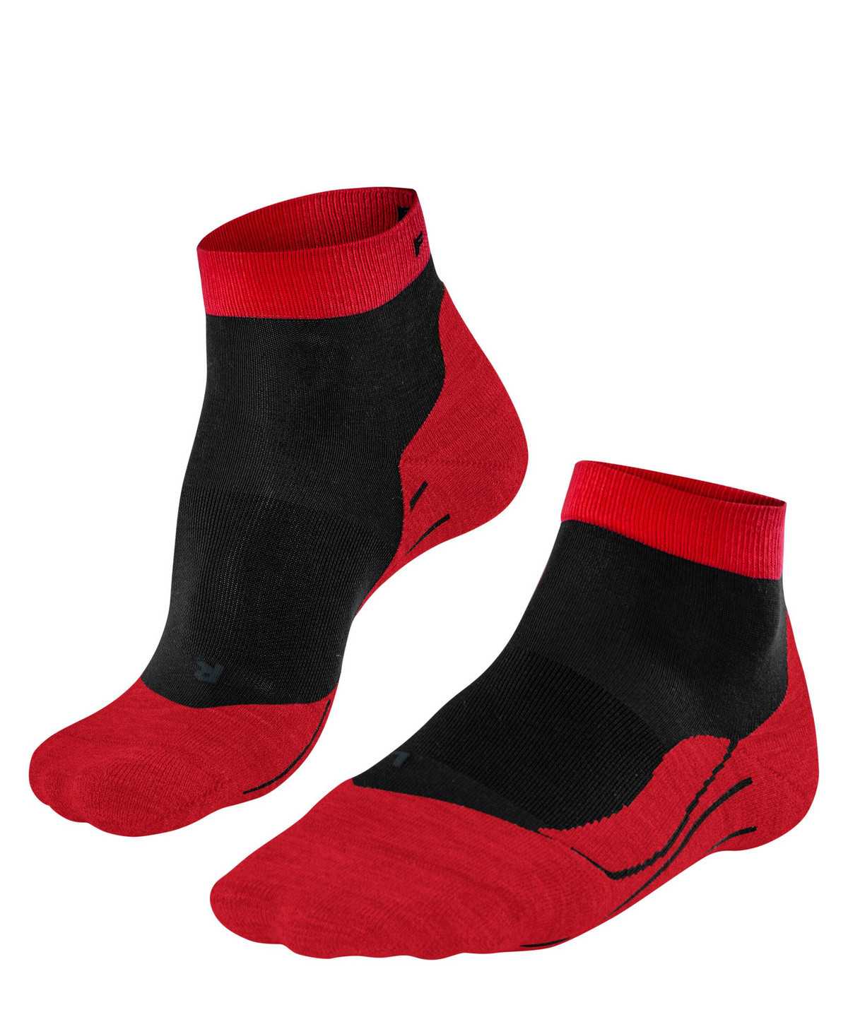 Falke RU4 Endurance Short Running Short sock Zokni Férfi Fekete | XIZB-97524