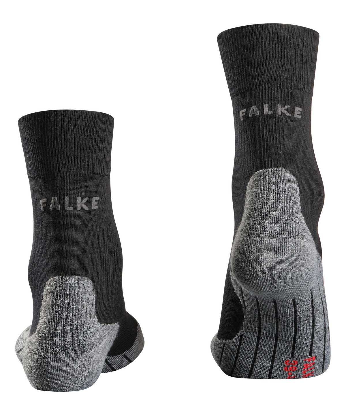 Falke RU4 Endurance Wool Running Socks Zokni Férfi Fekete | LTQX-60178