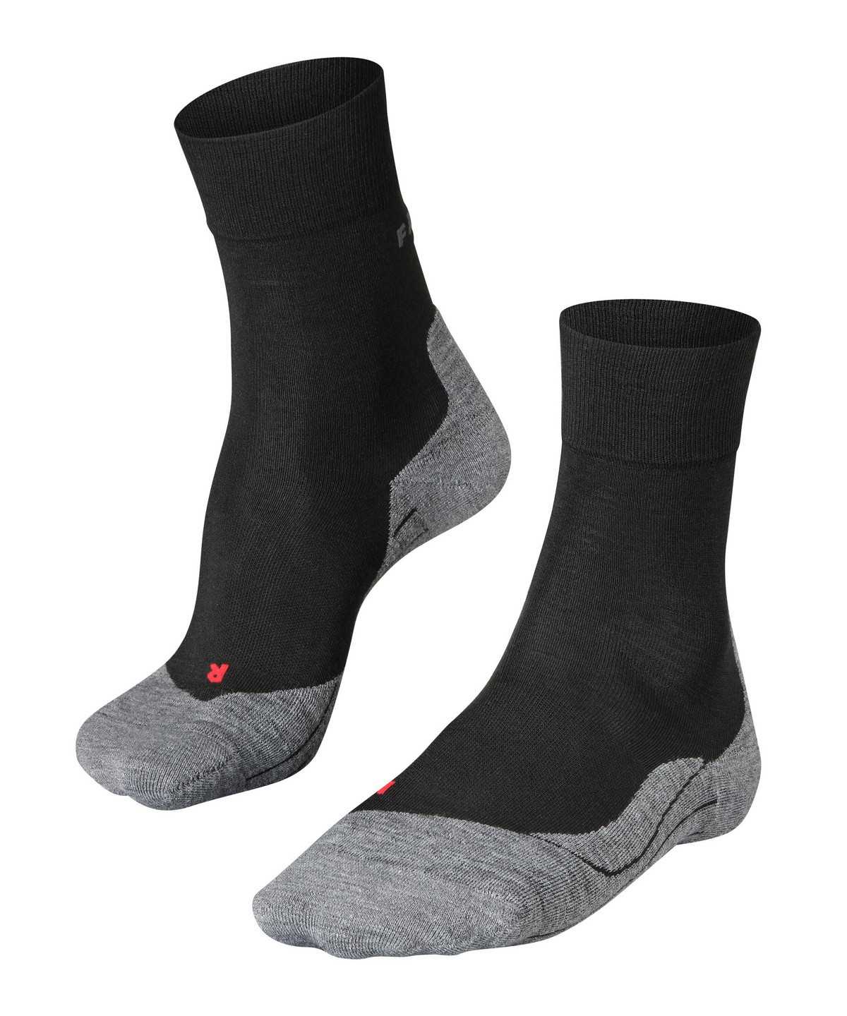 Falke RU4 Endurance Wool Running Socks Zokni Férfi Fekete | LTQX-60178