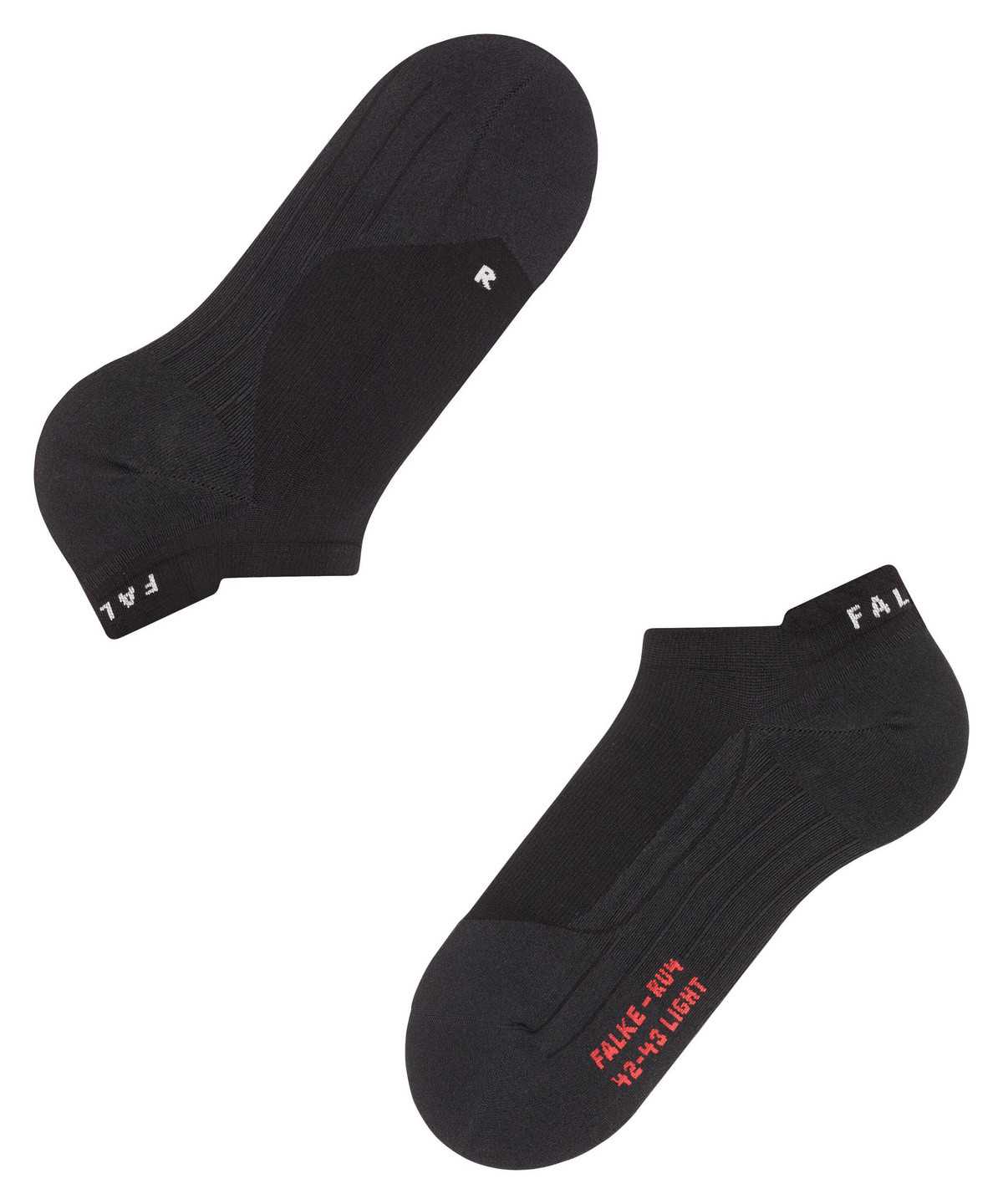 Falke RU4 Light Performance Invisible Running Invisibles Sports Socks Női Fekete | RUTW-50641