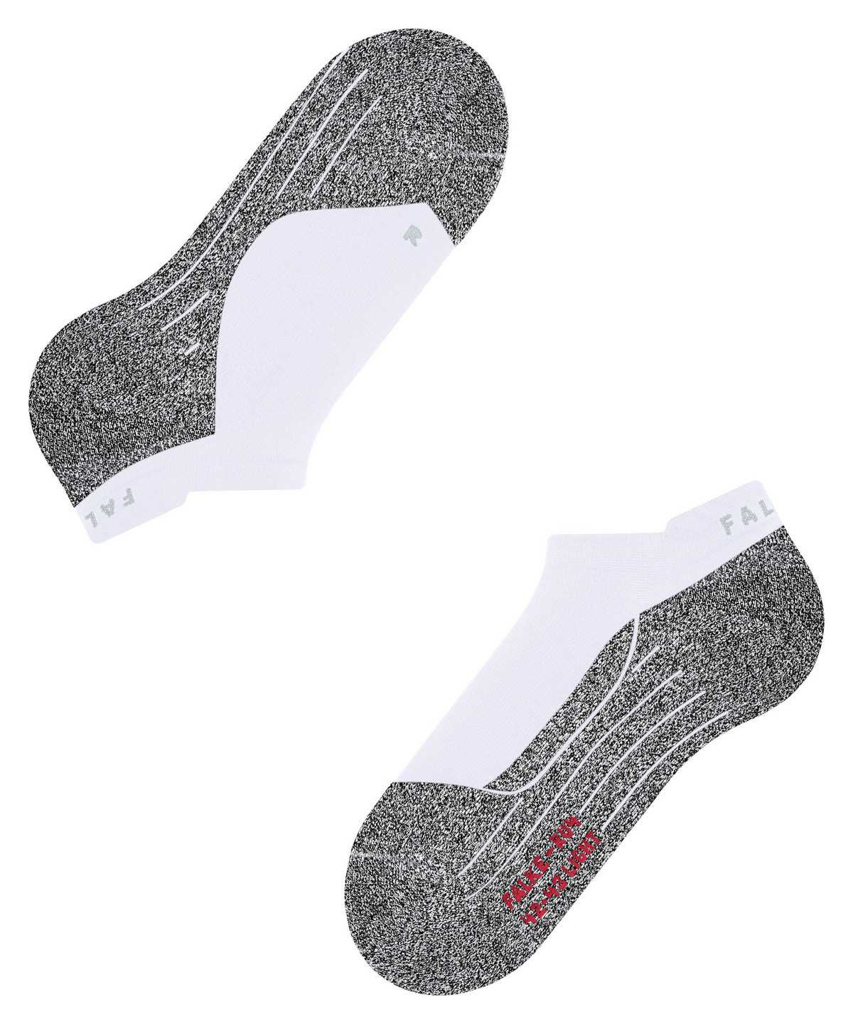 Falke RU4 Light Performance Invisible Running Invisibles No Show Socks Férfi Fehér | PRSA-89350