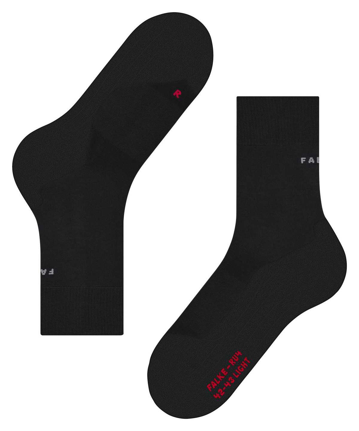 Falke RU4 Light Performance Running Socks Zokni Férfi Fekete | WZXG-76034