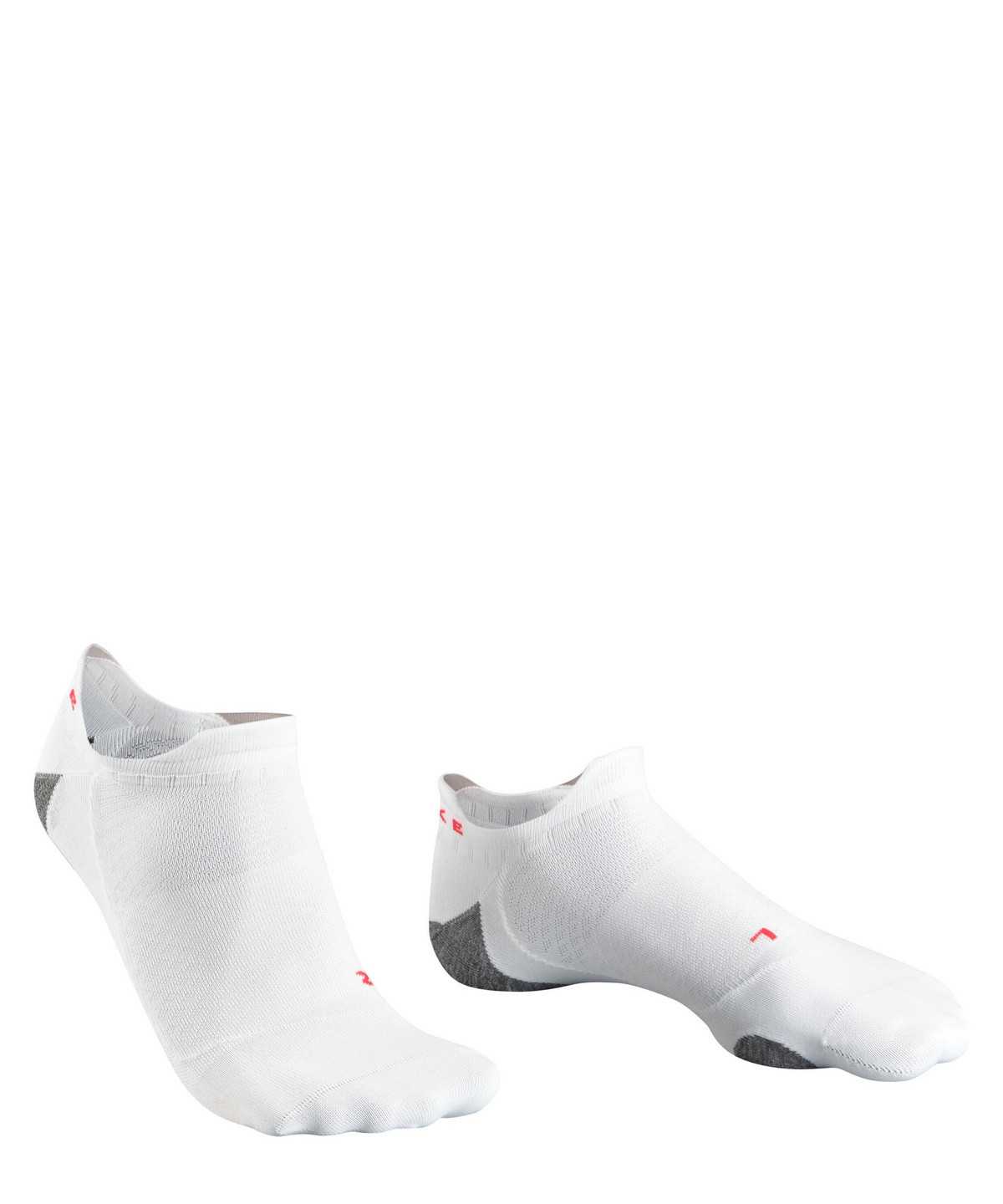 Falke RU5 Race Invisible Running Invisibles Sports Socks Női Fehér | RVFG-16259