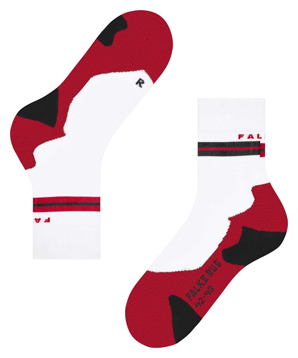 Falke RU5 Race Running Socks Sports Socks Női Fehér | IVSD-13728