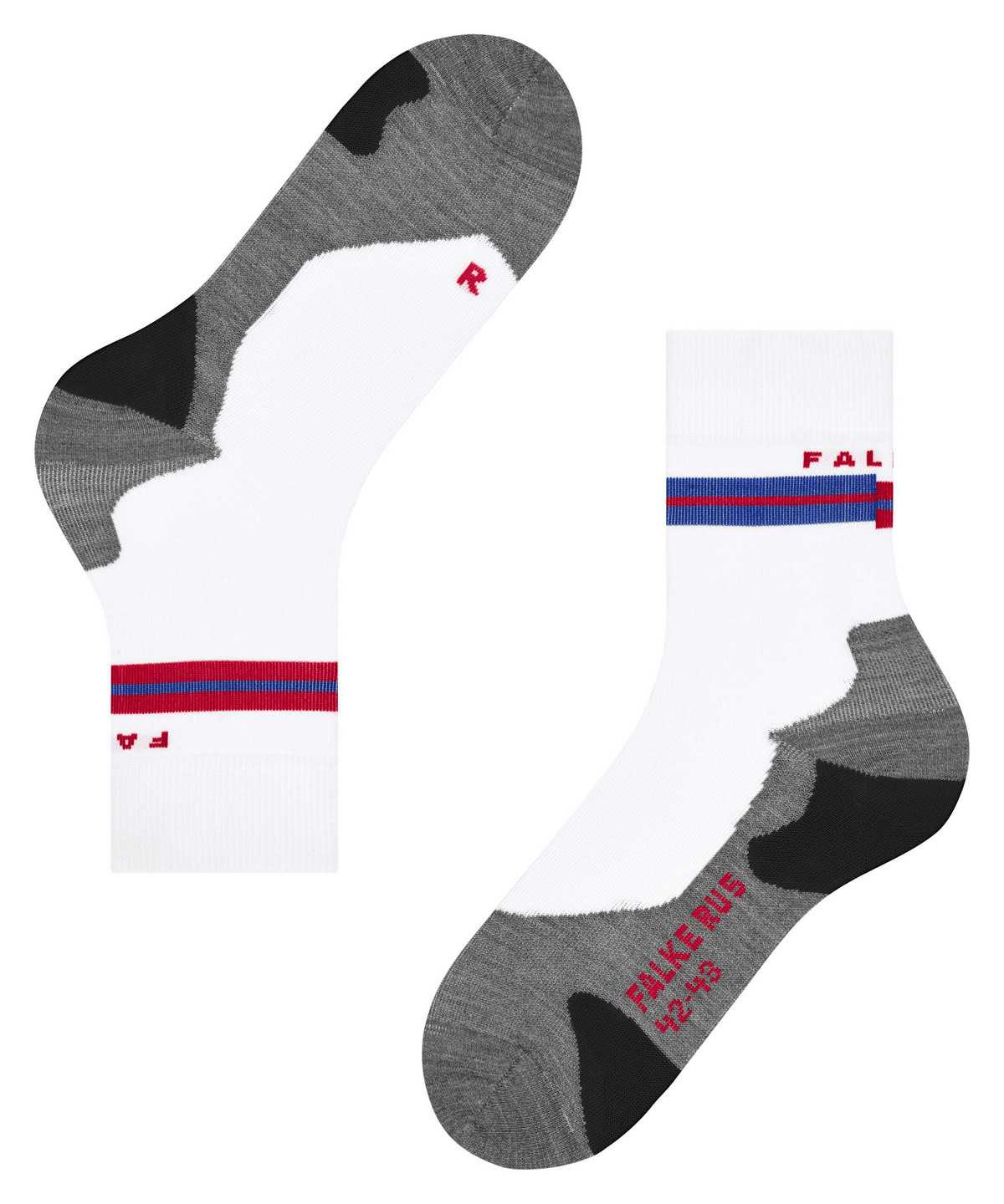 Falke RU5 Race Running Socks Zokni Férfi Fehér | CBVO-72435