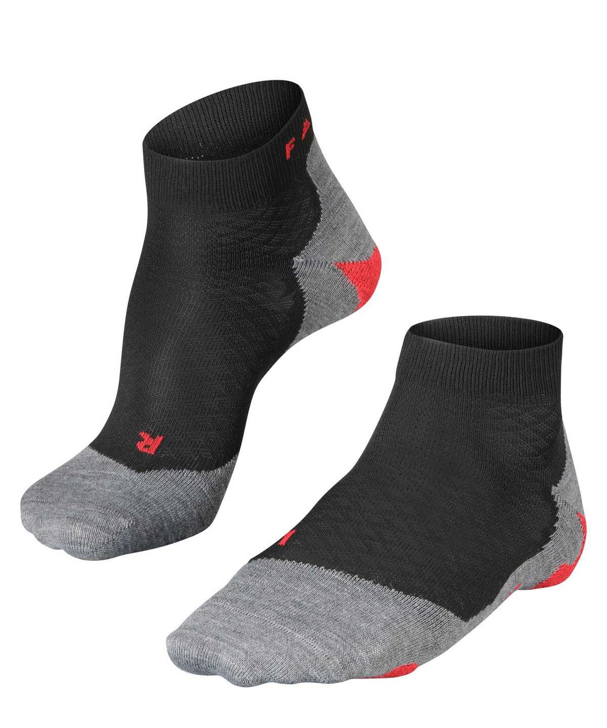 Falke RU5 Race Short Running Short sock Sports Socks Női Fekete | YBDO-96284