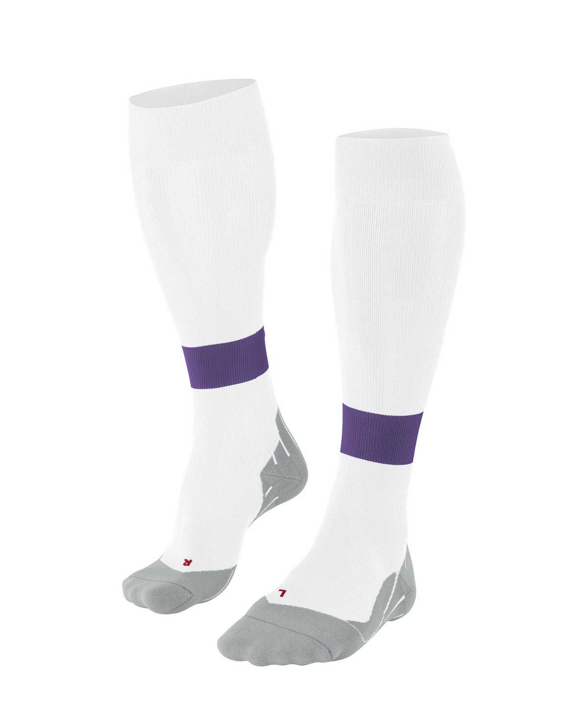 Falke RU Compression Energy Running Knee-high Socks Sports Socks Női Fehér | VZDS-10765