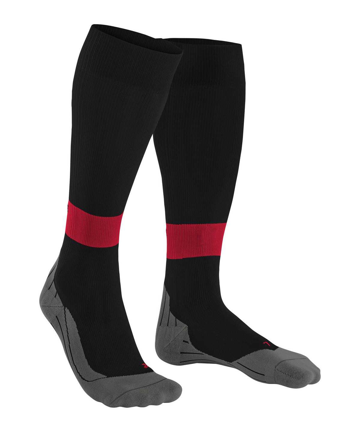 Falke RU Compression Energy Running Knee-high Socks Zokni Férfi Fekete | ZRQI-03592