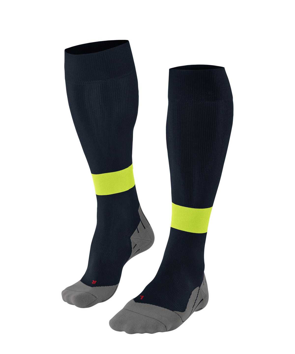 Falke RU Compression Energy Running Knee-high Socks Zokni Férfi Kék | IGJU-30826