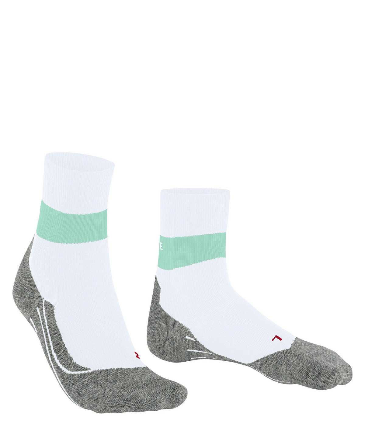 Falke RU Compression Stabilizing Running Socks Sports Socks Női Fehér | EOTS-73590