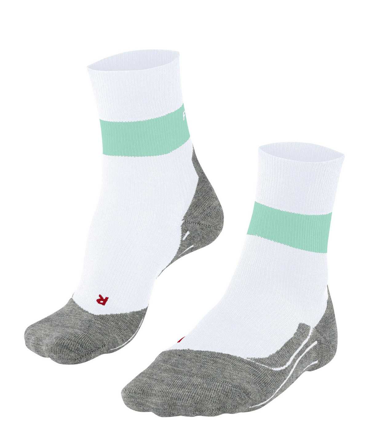 Falke RU Compression Stabilizing Running Socks Sports Socks Női Fehér | EOTS-73590