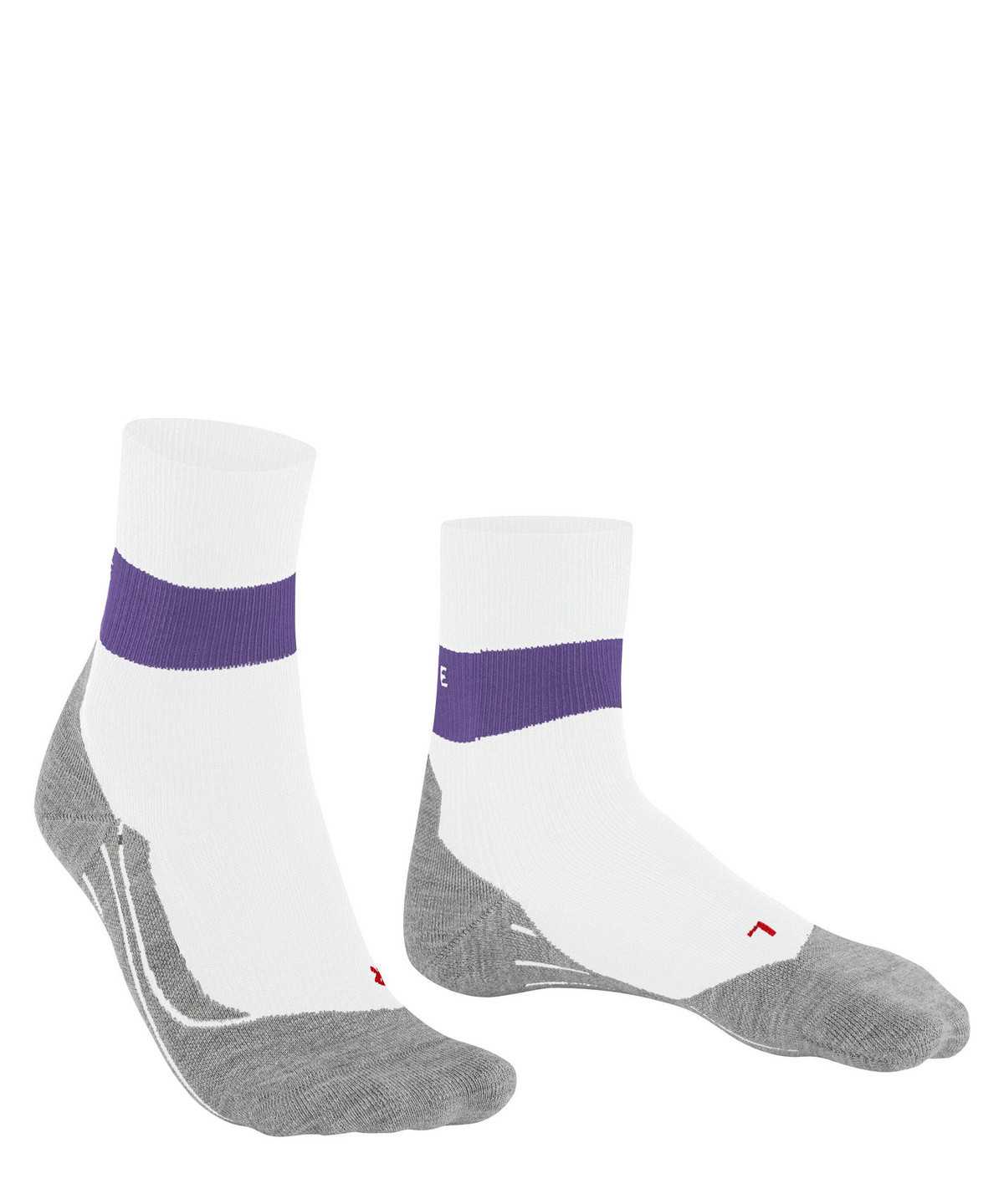 Falke RU Compression Stabilizing Running Socks Sports Socks Női Fehér | OYSG-98162