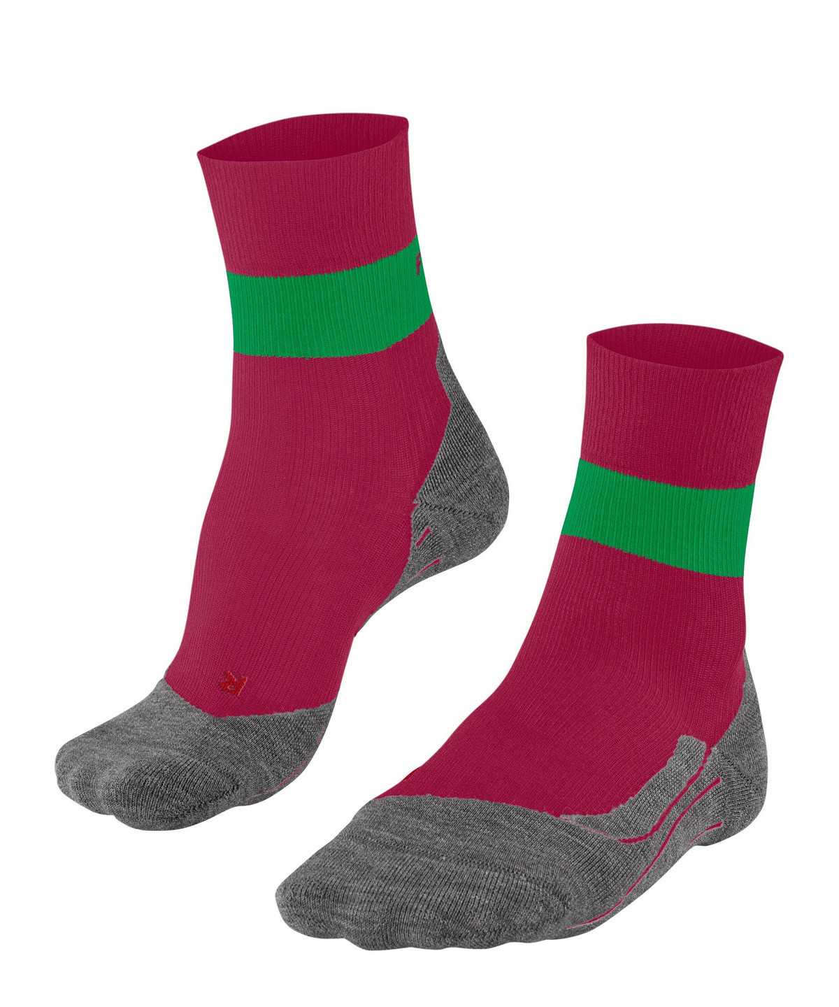 Falke RU Compression Stabilizing Running Socks Sports Socks Női Piros | EFDC-38167