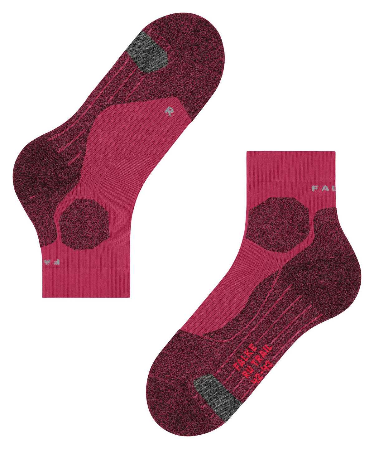 Falke RU Trail Grip Running Socks Sports Socks Női Piros | IBZP-01842