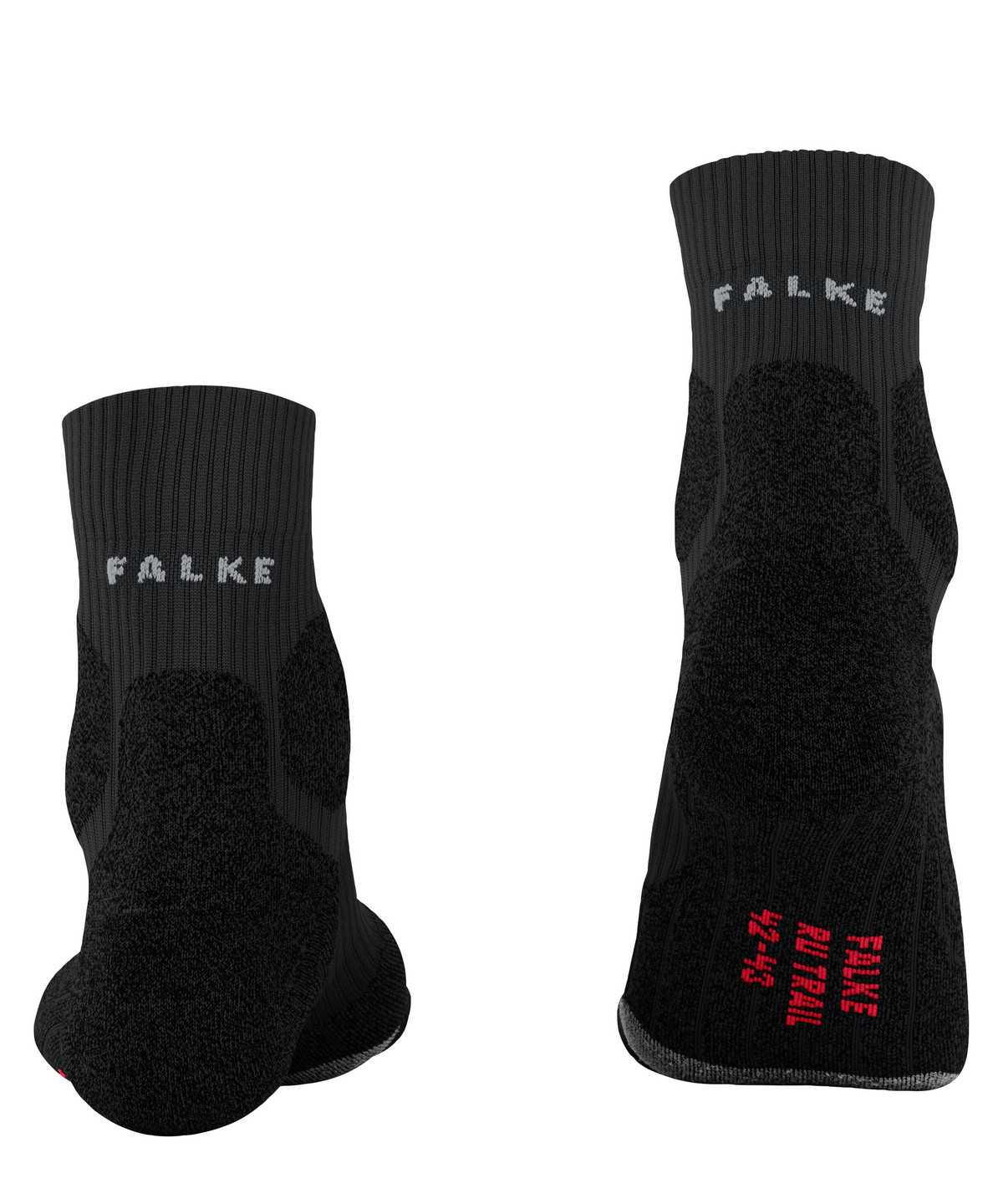 Falke RU Trail Grip Running Socks Zokni Férfi Fekete | TQVM-96245